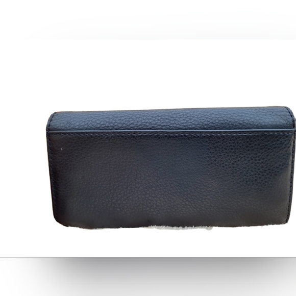Michael Kors Fulton Black Leather Wallet-EUC - Picture 3 of 13